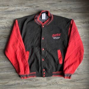 Vintage 90s D.A.R.E Varsity Jacket Size L youth or XS Men’s/Womens